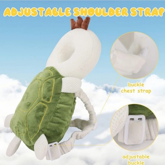 Turtle Baby Head Protector Backpack - Picture 5 of 5